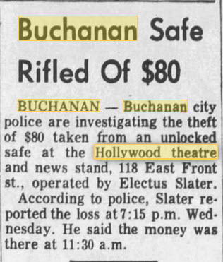 Hollywood Theatre - Dec 19 1963 Robbery (newer photo)